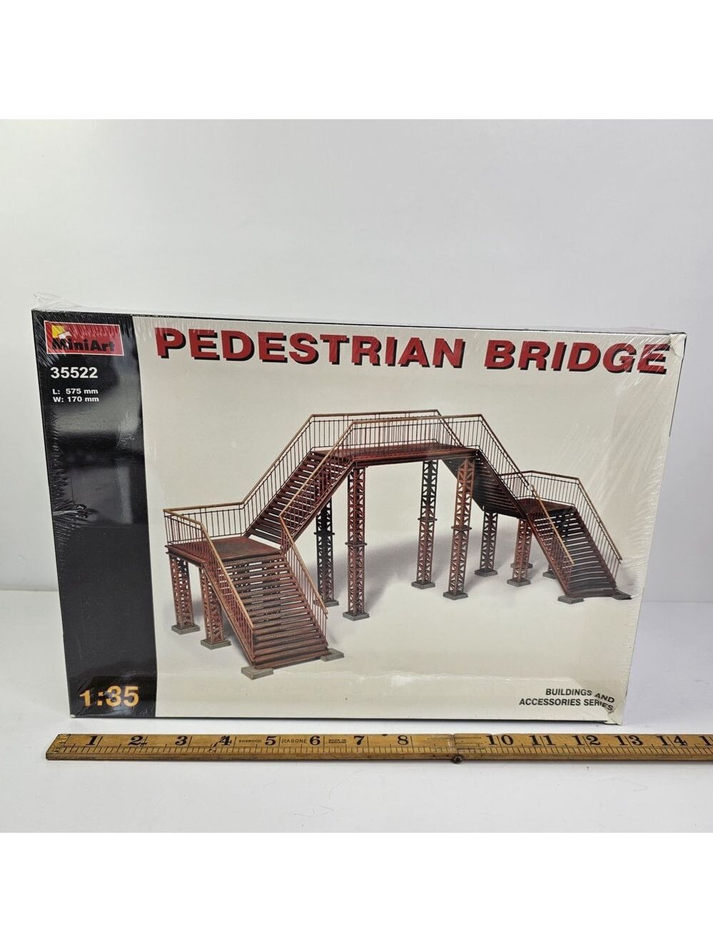 SEALED MiniArt 35522 Pedestrian Bridge 1:35 Scale Model Kit Made In Ukraine NEW